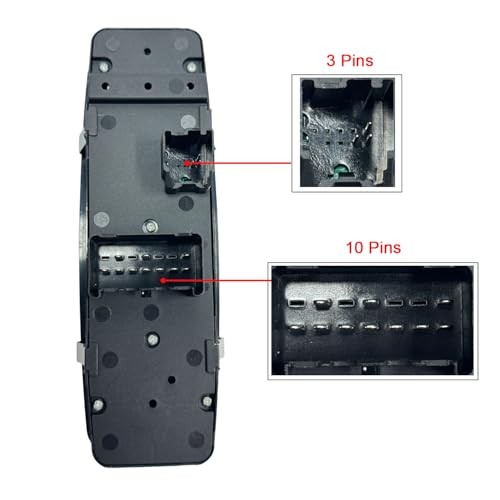 4602863AD Master Power Window Switch Compatible with Dodge RAM 1500/2500/3500
