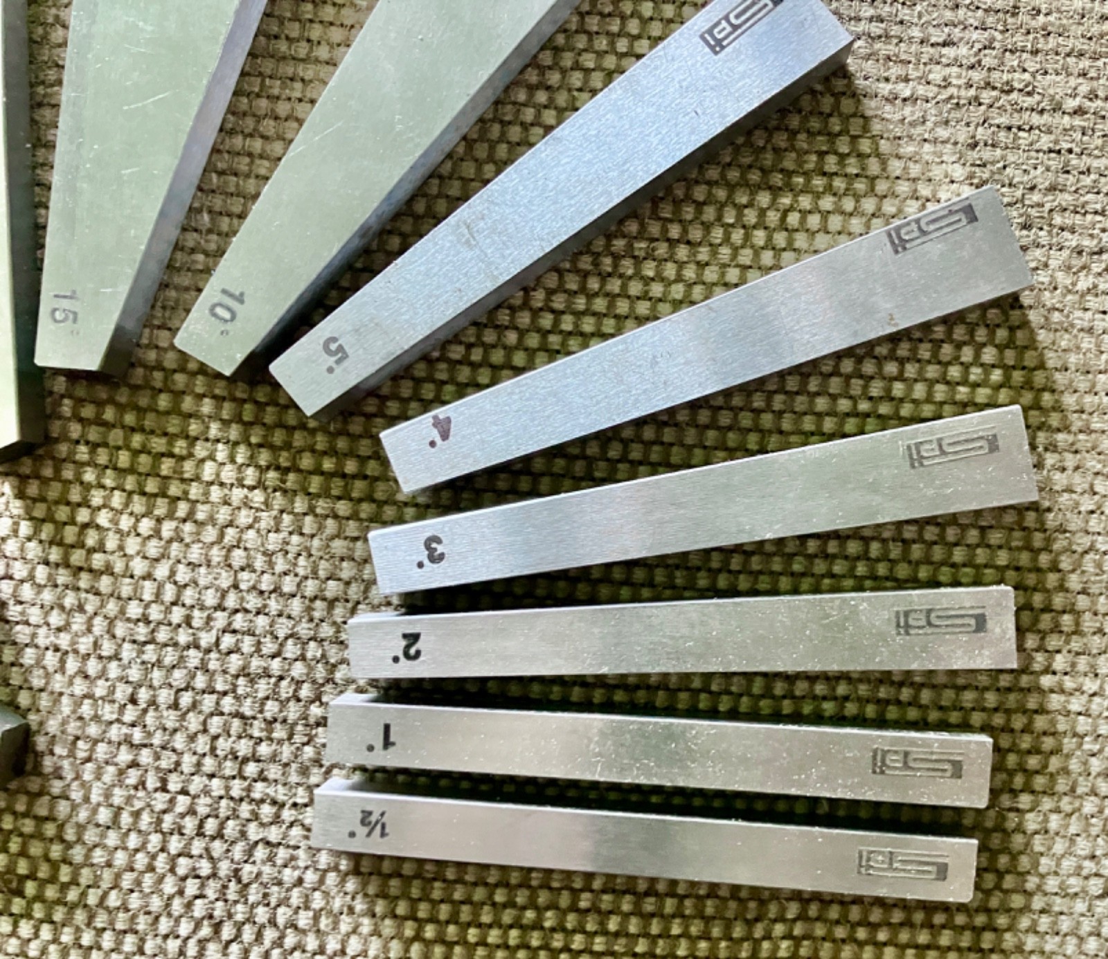 SPI 11 Pc. Precision Angle Block Set – 1/2 to 25 Degrees