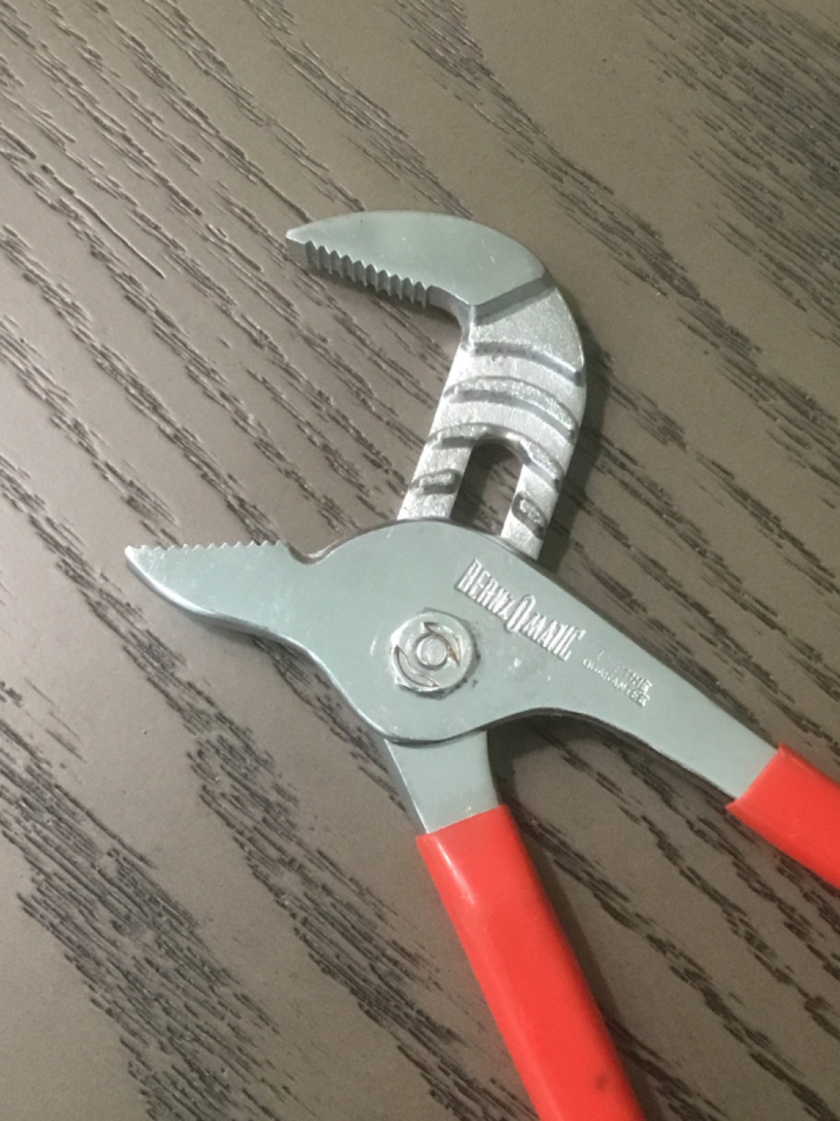 Vtg 1980’s Bernzomatic 10″ Slip-Joint Pliers lifetime Warranty Rare! No Others!