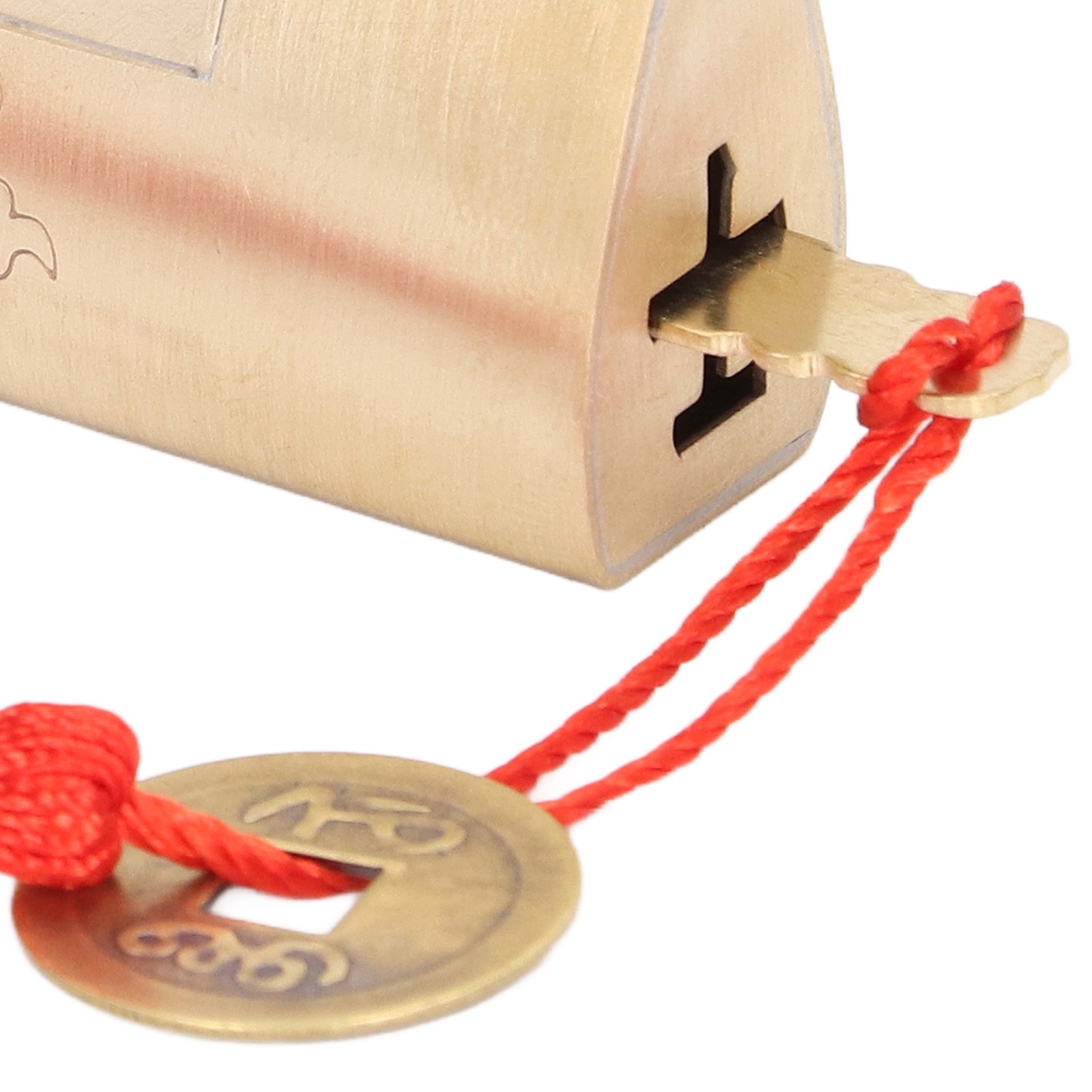 Chinese Old Style Padlock Durable Brass Material For Cabinets Easy To Use