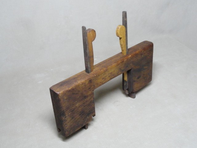Coach Carriage Maker Double Router Wood Plane w/ Hand Cut Hardware AWESOME