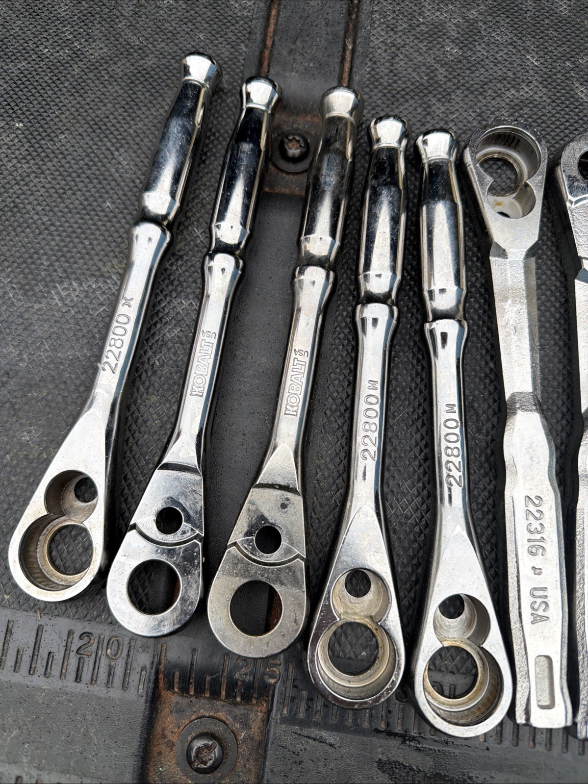 (20) Kobalt USA Ratchet Bodies Forgings Only 5 Full Polish 10 Regular 3/8”5-1/4”
