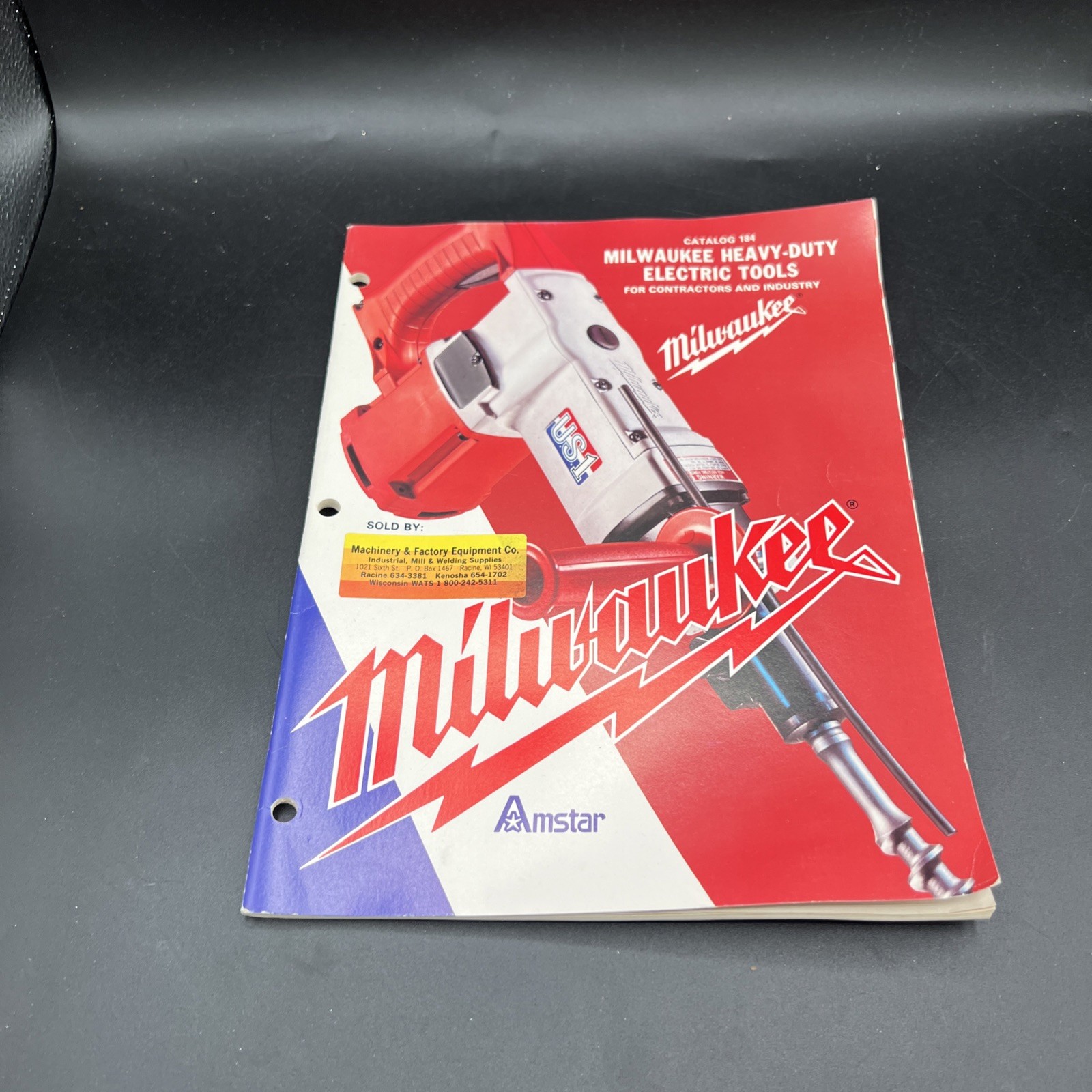 1984 Milwaukee Heavy-Duty Electric Tools Catalog #184 See Photos For Condition