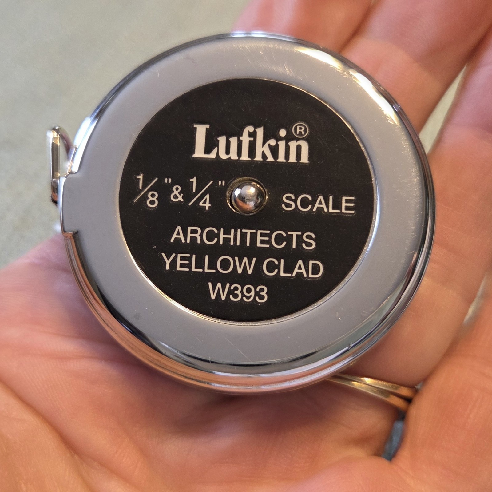Zippo Rule X2 Speed Files Advertising & Lufkin Architects Scale Yellow Clad W393