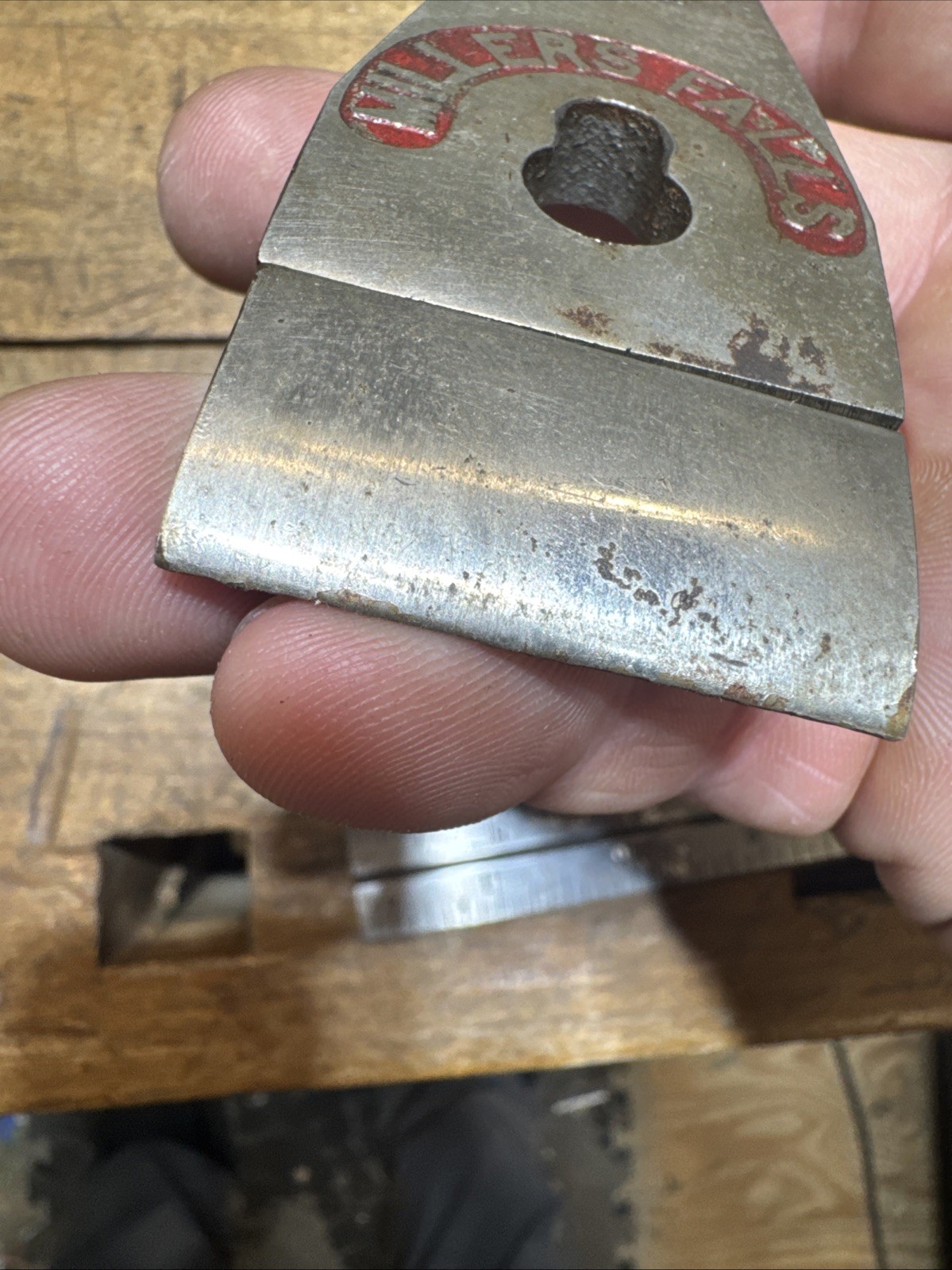 Orig. Nickel Plated Cap for Millers Falls No 7 Plane (No 2 Size)