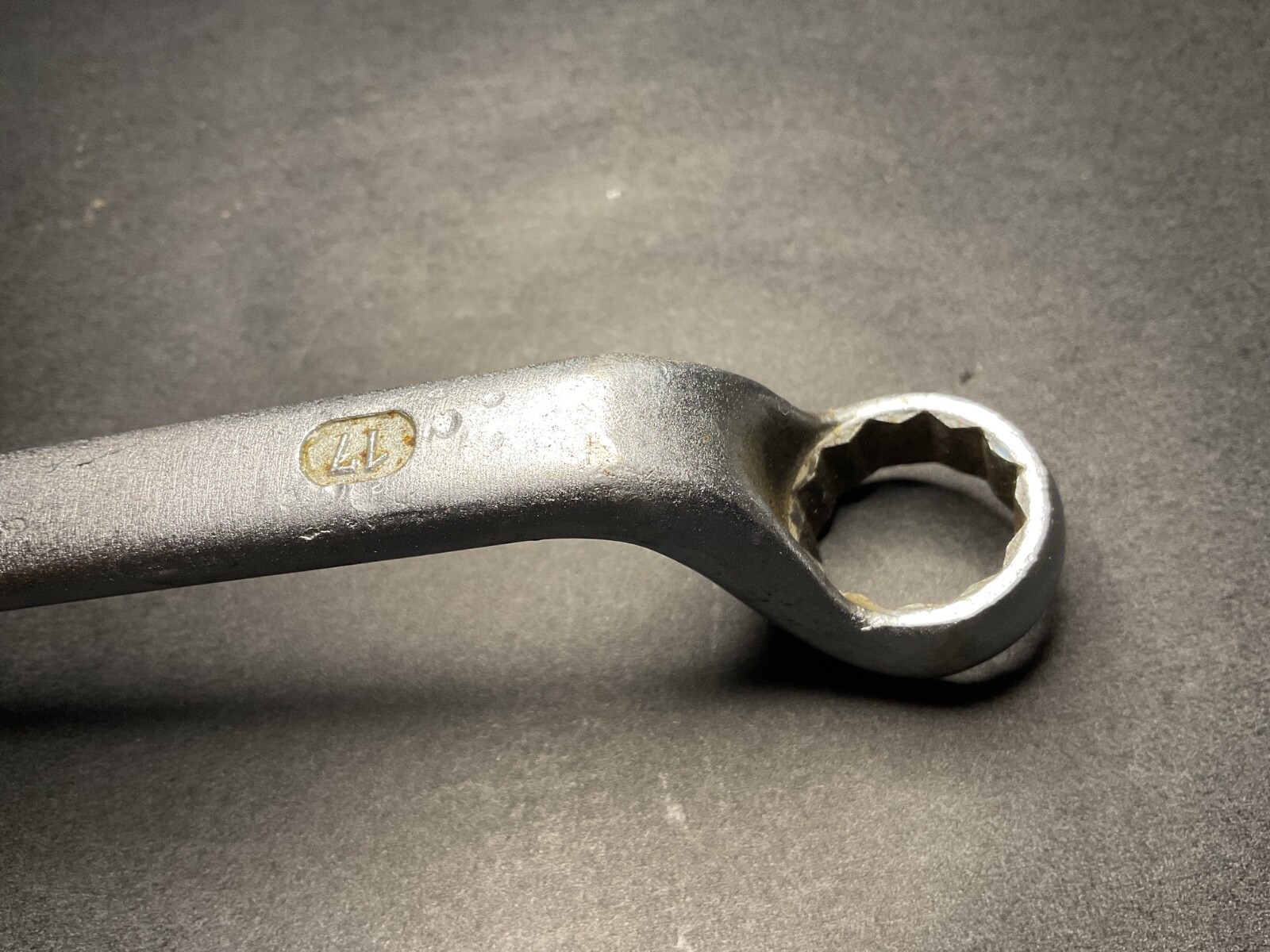 Gedore Vanadium No2, Box-End Offset Combination Wrench, 17mm 19mm Germany