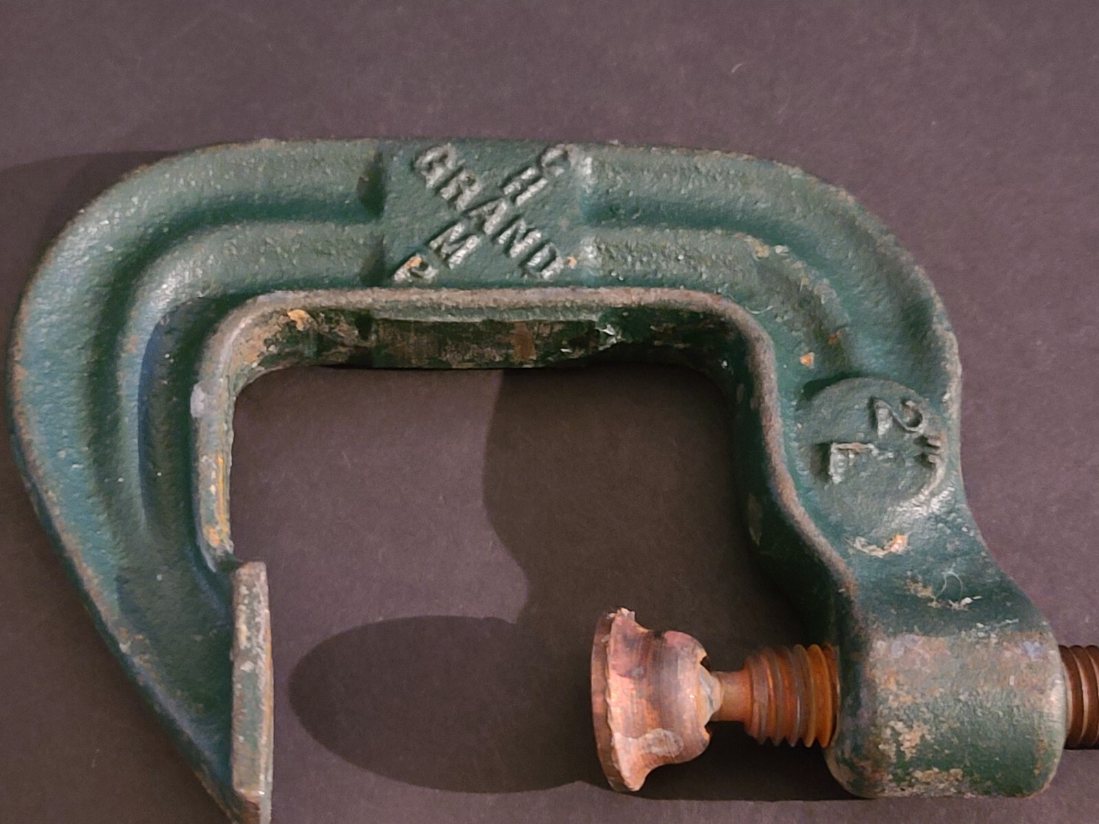 Vintage Grand Champ Steel Alloy HT C-Clamp 2″ Inch