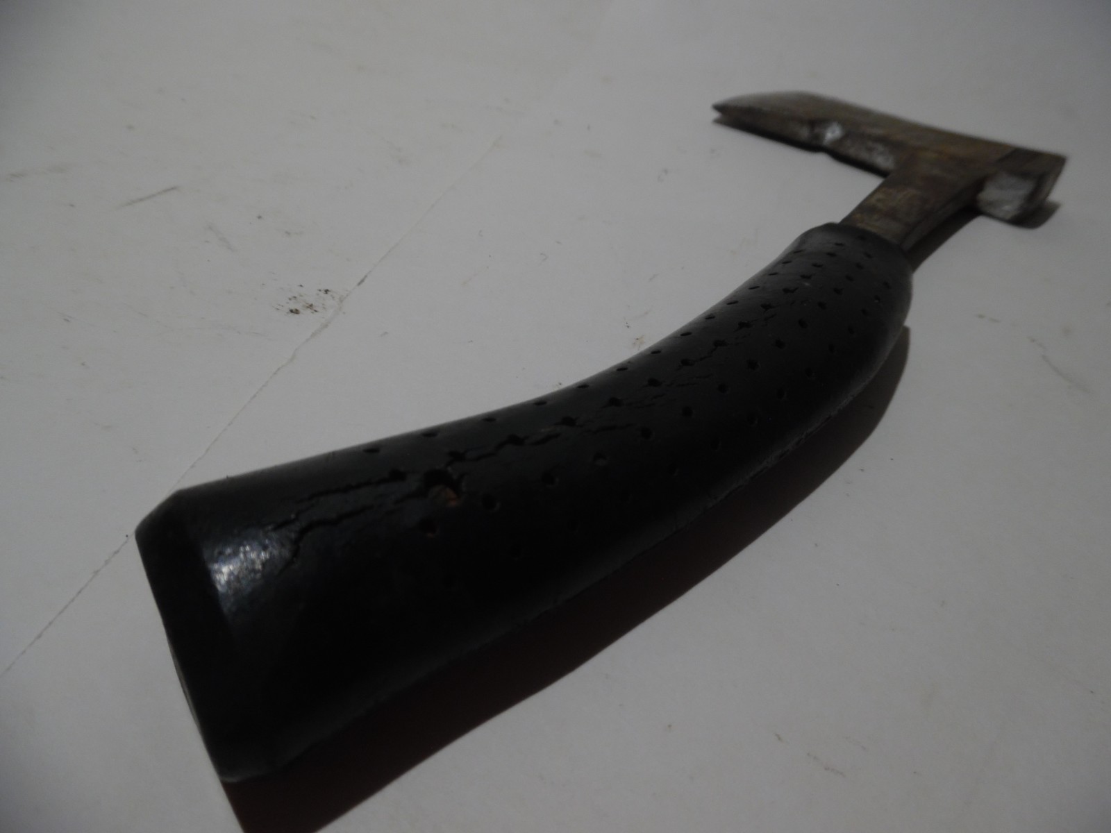 Drop Forged Steel Handle Camp Hatchet Black Rubber Grip Unbranded