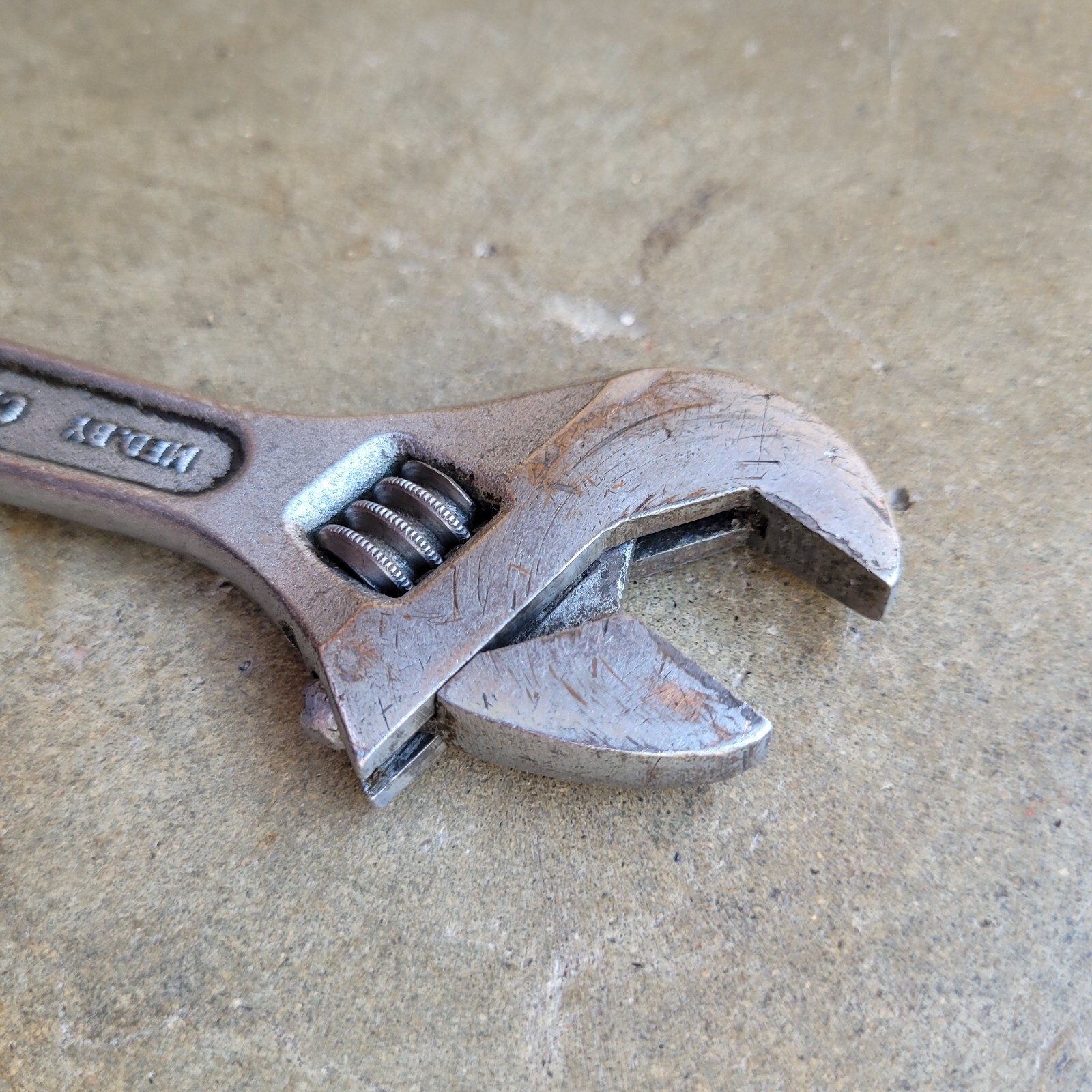 Vintage Crescent 8″ Crestoloy Adjustable Wrench USA