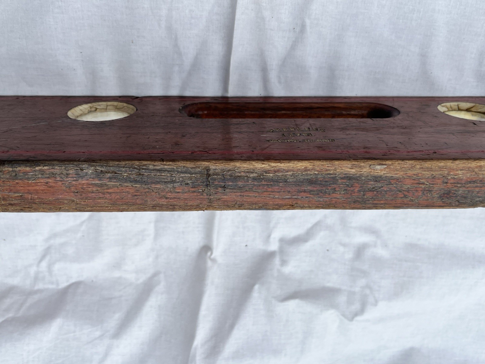 Vintage Antique Peerless Railroad Level Wood Arch Frame Peerless Level & Tool Co