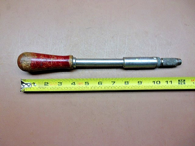 Vintage Yankee No. 130A Spring Spiral Ratchet Screwdriver Works Good Pat’d 1923