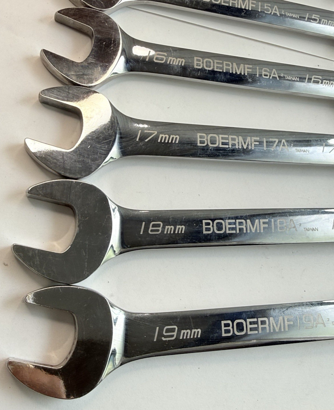 BLUE POINT 12pc Flex Head Ratchets 8mm-19mm Taiwan Missing 9mm