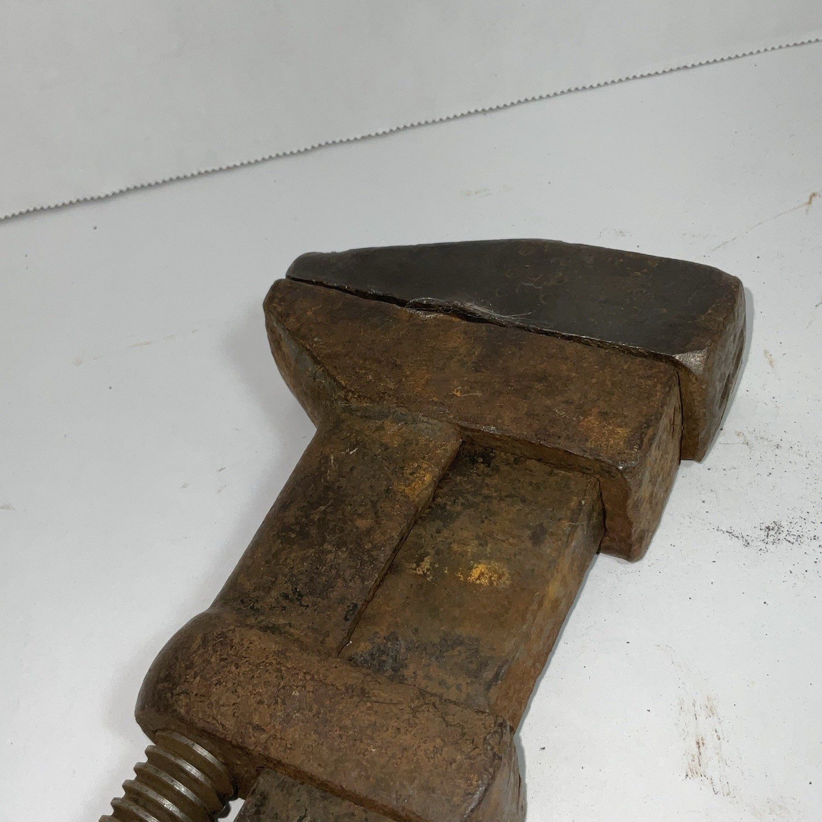 Antique Coes Wrench Co Railroad 18” Adjustable, Handle Steel Worcester Mass Rare