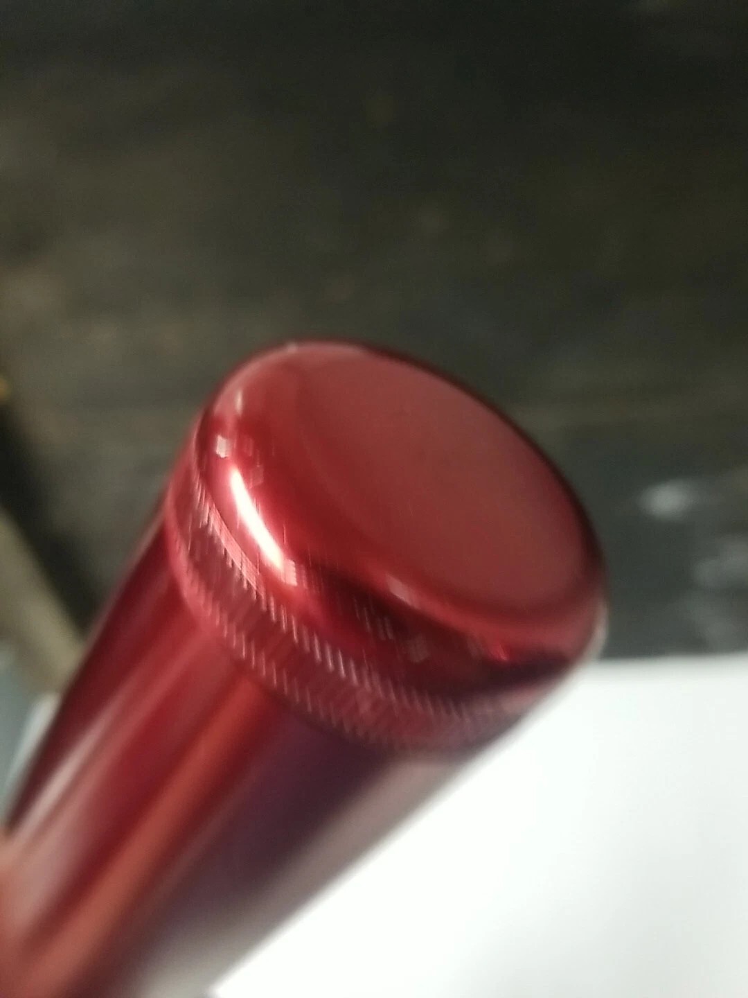 Matco Tool 12″ Mag-lite 3 D Cell Flashlight Red Made In USA **Works Great**