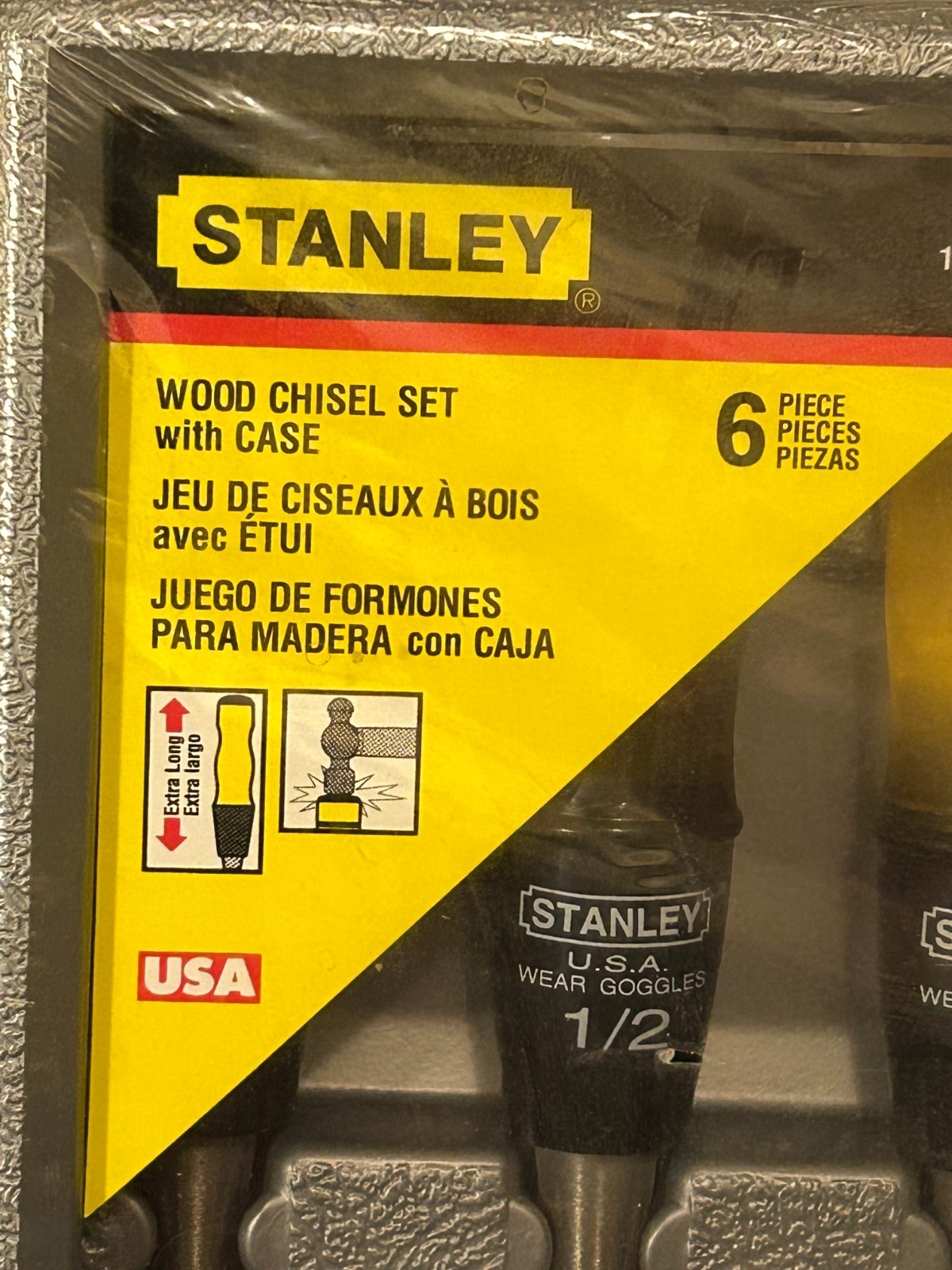 Stanley Chisel set – 6 piece – MADE IN USA