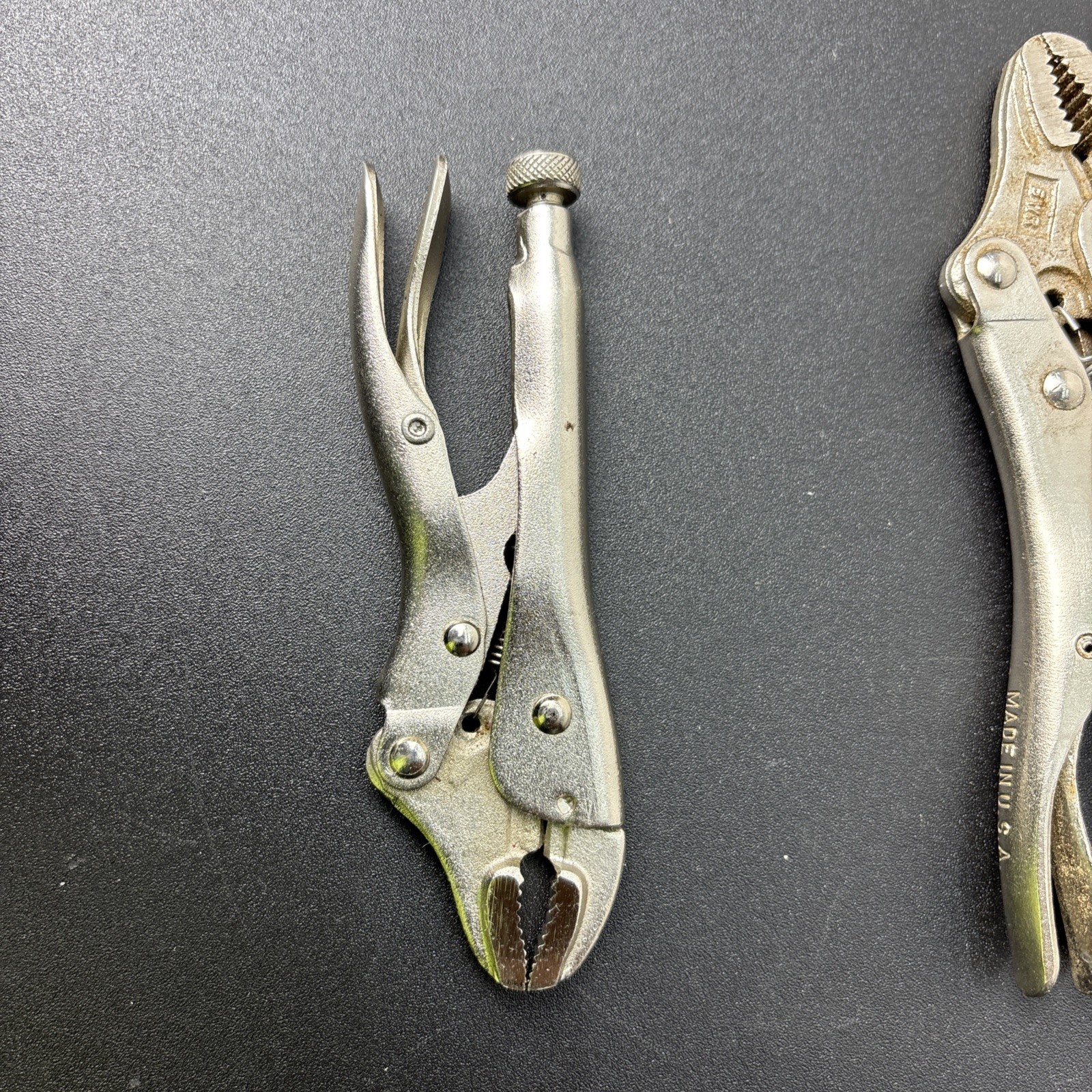 Lot of 3 Locking Pliers Vise Grip & Mac