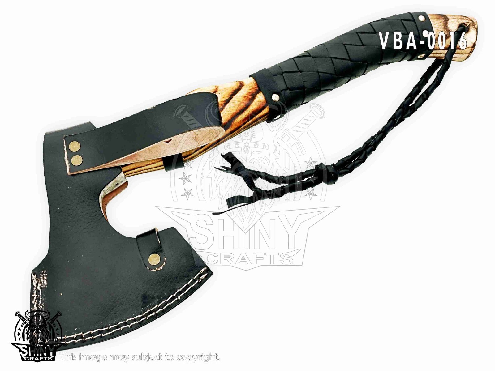 18 ” Camping Axe Tomahawk Viking Bearded Axe Viking Axe Valentine’s Day VBA-16
