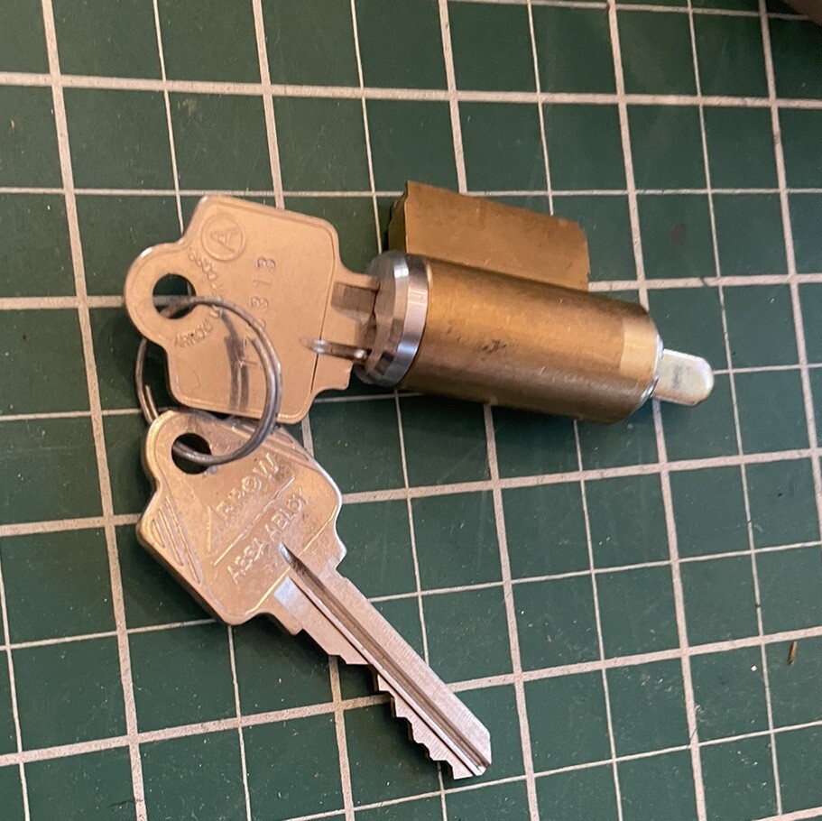 Arrow Knob Cylinder With 2 Key Works For Ar1 And Kw1 Others Locksmith 26d