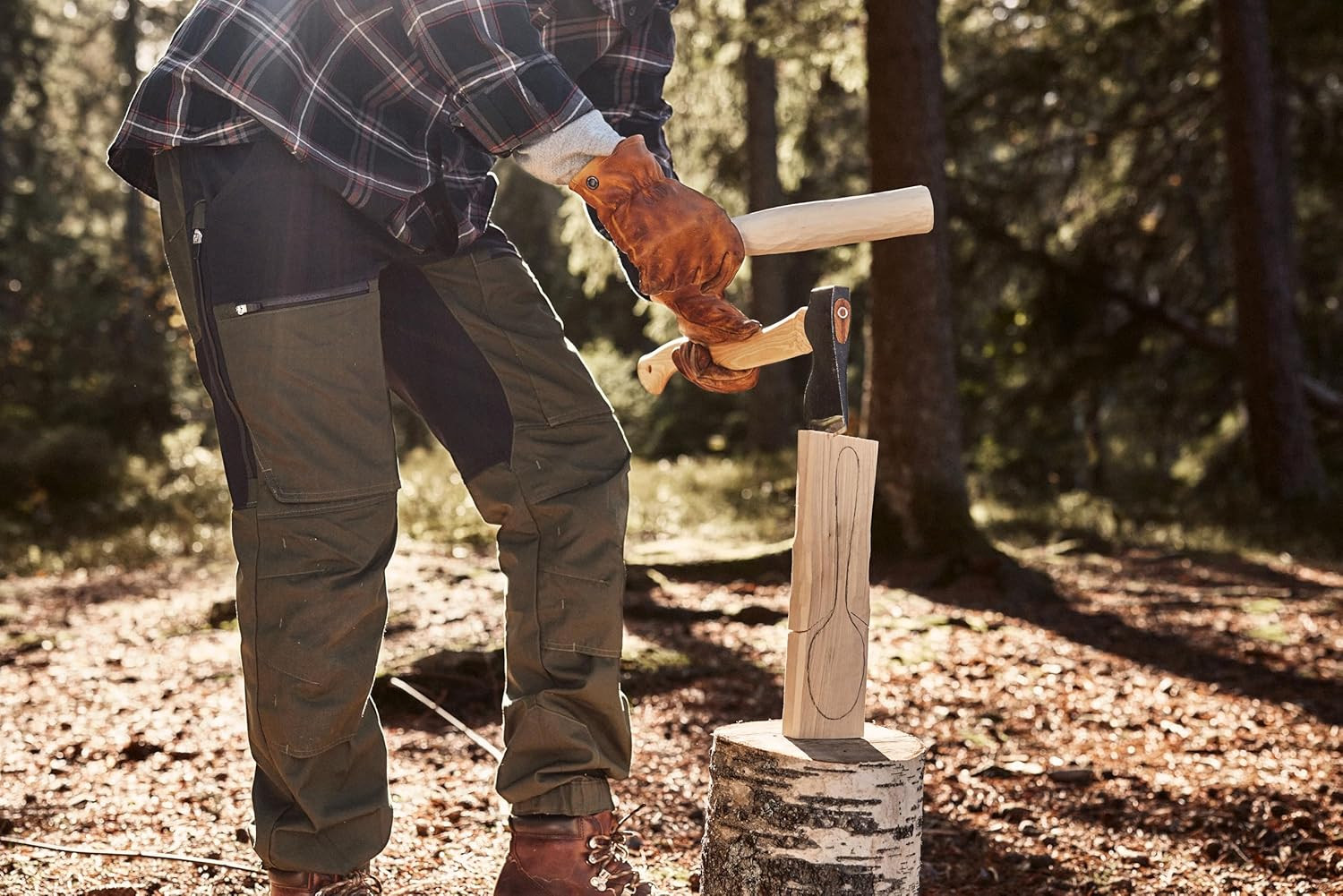 Hunting & Forest Axe – 1.5 Lb Head, 17.5″ Handle