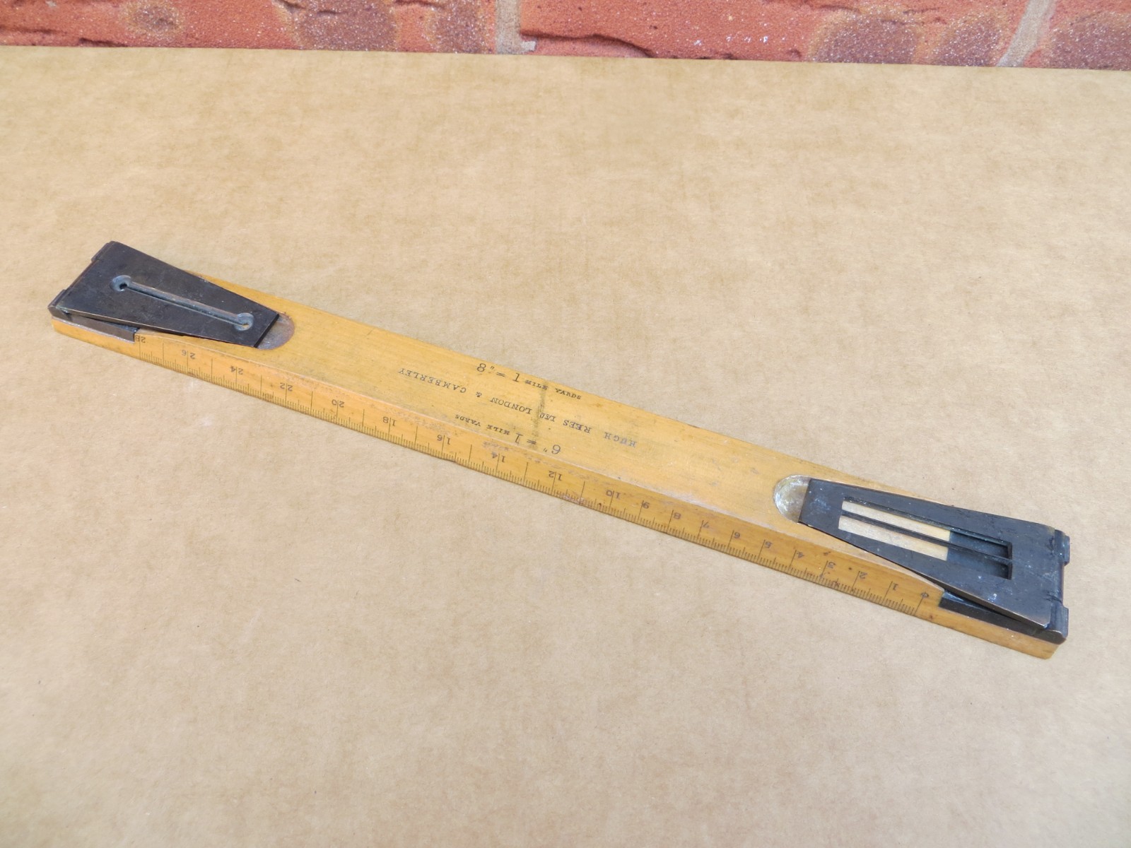 Vintage Boxwood Alidade by Hugh Rees Ltd – Surveyers Tool