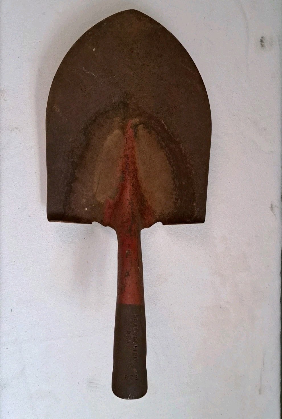 Heat Treated 2 USA B 73 METAL Shovel 18 3/4″ X 8 3/4″ RUSTIC