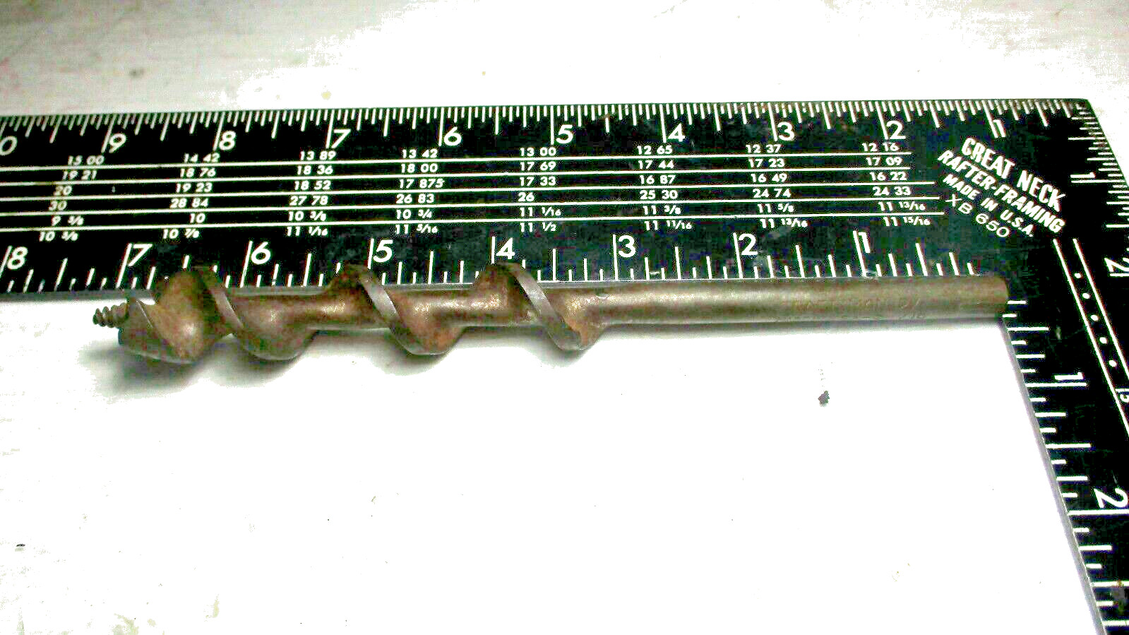 Craftsman Auger Drill Bit Vintage! 12/16″