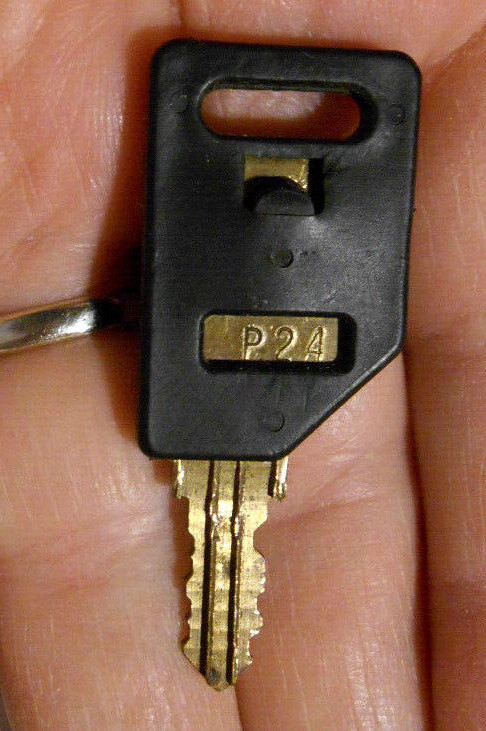 Vintage ESP Pundra Wesko Cabinet Furniture Double Sided Brass Key # P24