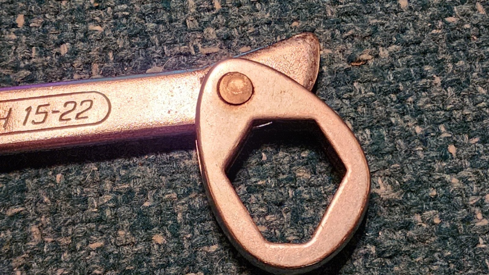 Vtg Master Wrench 3/8″ x 13/16″ (9-14mm/15-22mm) Heavy Duty Tool MultiWrench!