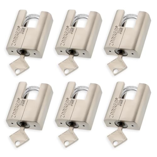 Locker Padlocks 6PK Keyed Alike