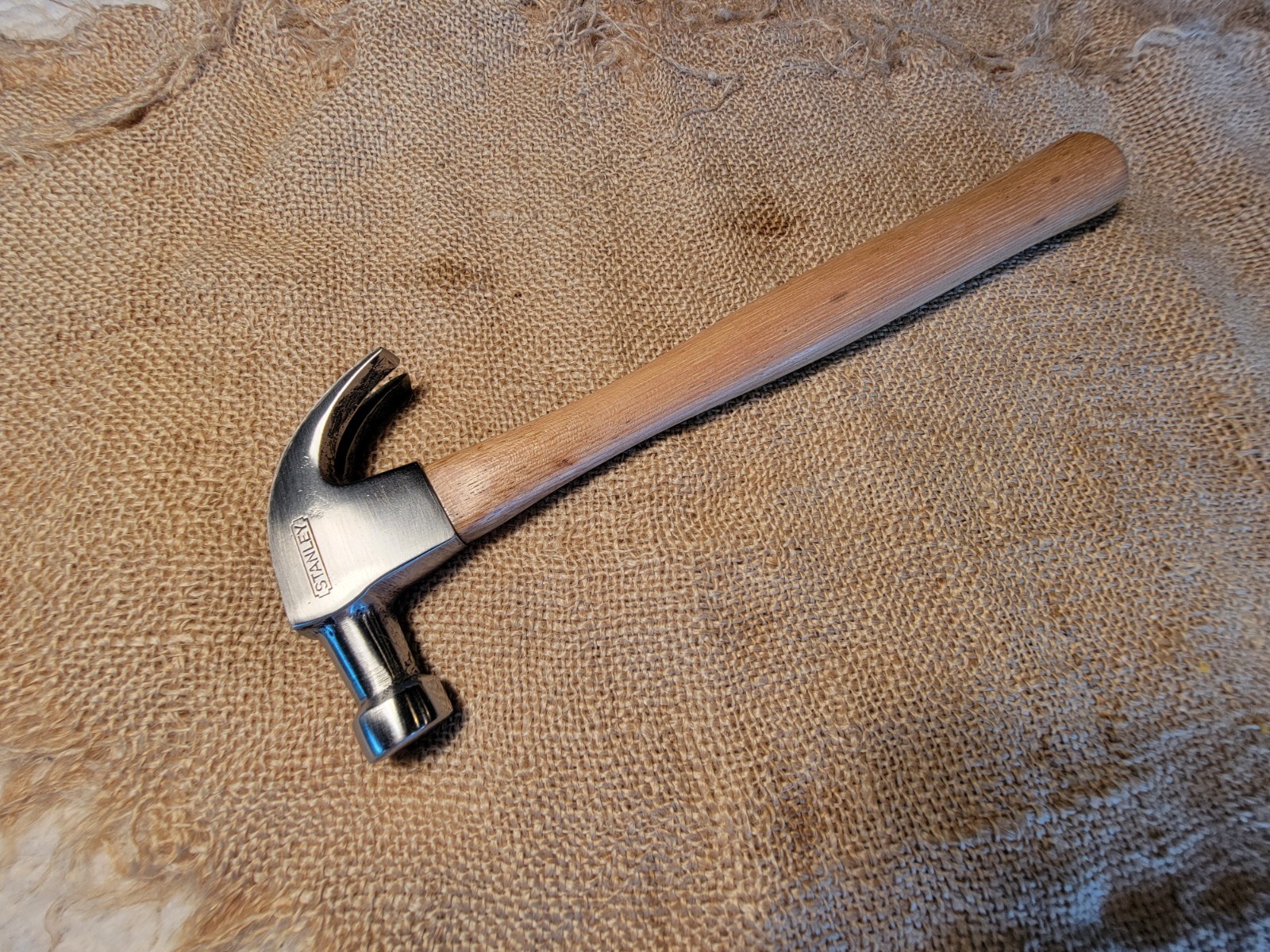 Small antique Stanley Claw Hammer 7oz Excellent