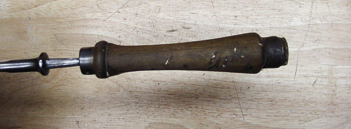 Vntg Meta M/M Bevel Edge Tang Chisel,3/4″ X 5-9/16″,W/5-9/16″ Wood Handle ,VGC