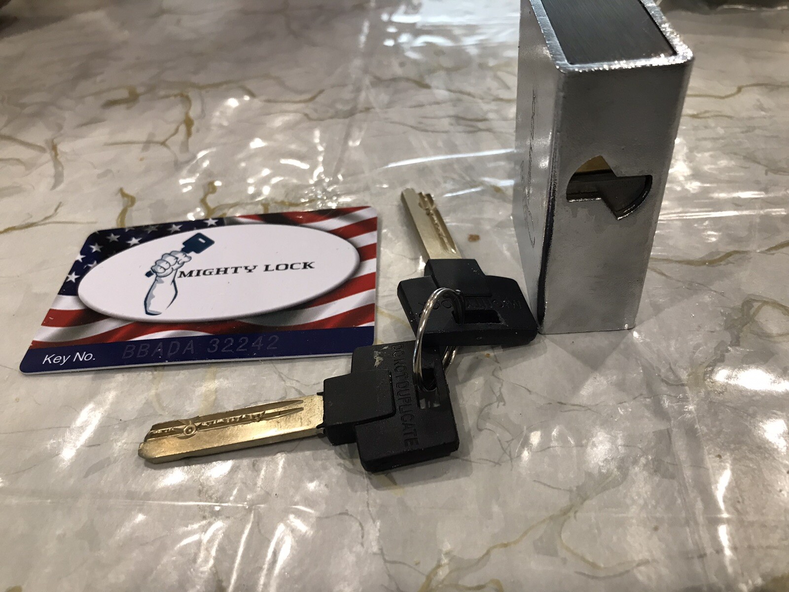 High Security Padlock Similar To #10 Multi-lock Hardened Steel Pick Resist