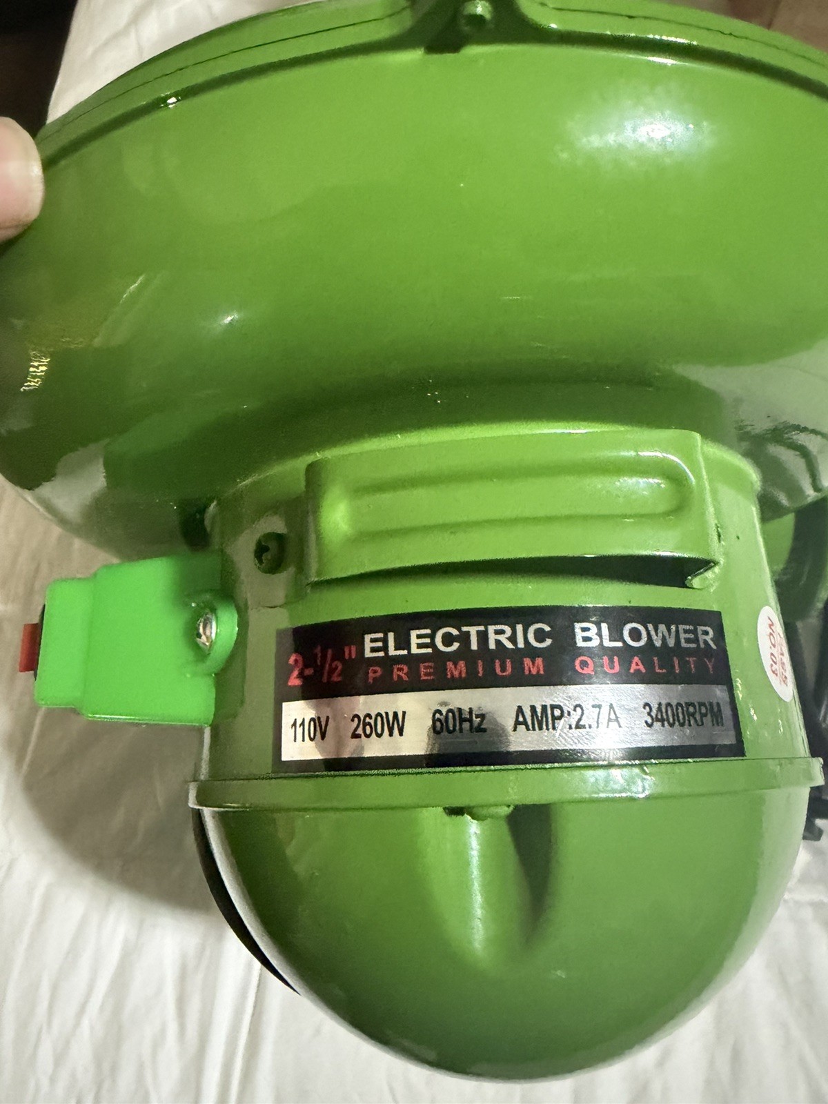 110V 250W US Electric Blacksmith Forge Air Blower Blacksmithing Coal Forge Fan