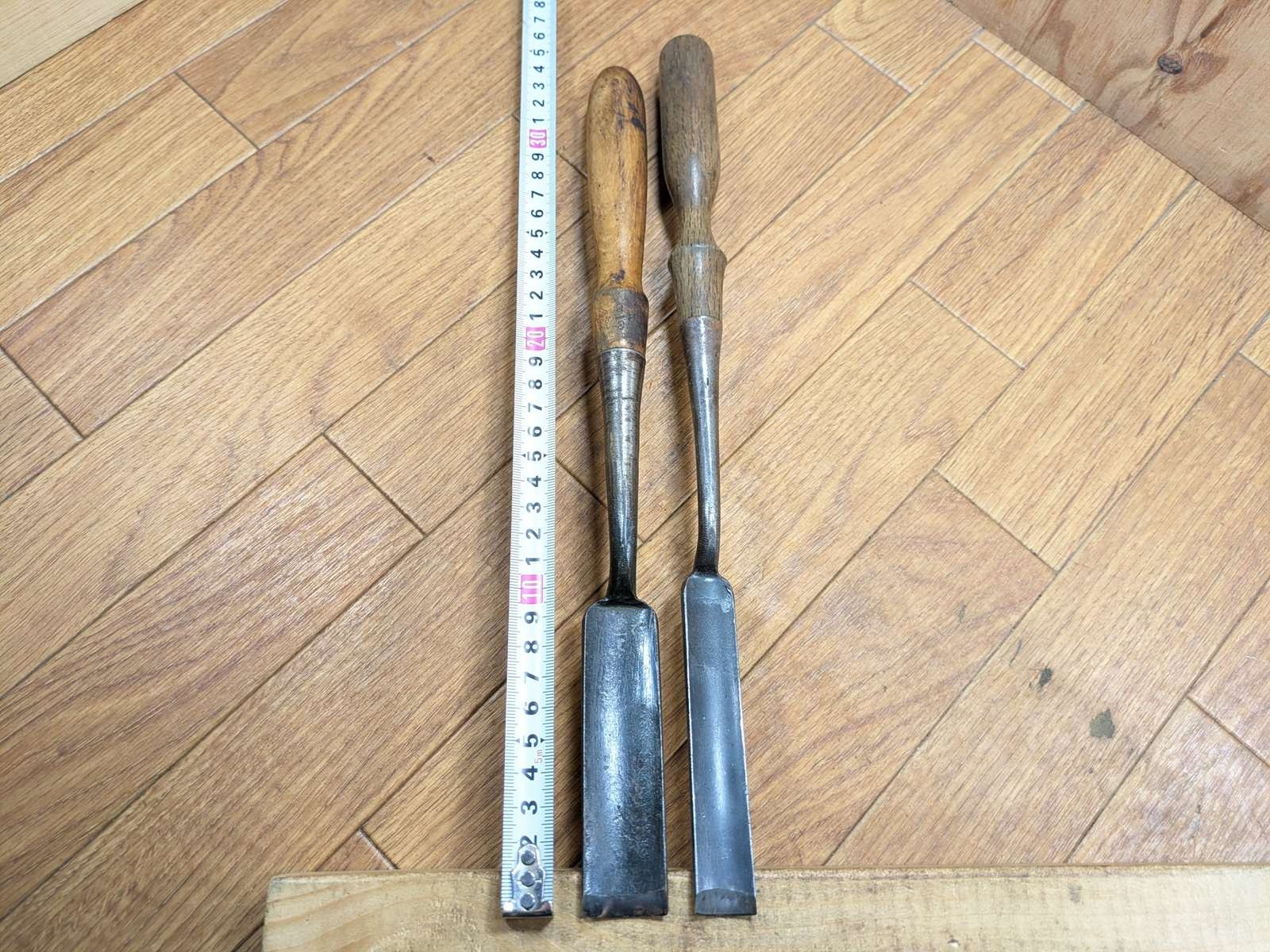Japanese vintage chisel Tsuki (Kote) Nomi Japan Signed Vintage 26.19mm KH381