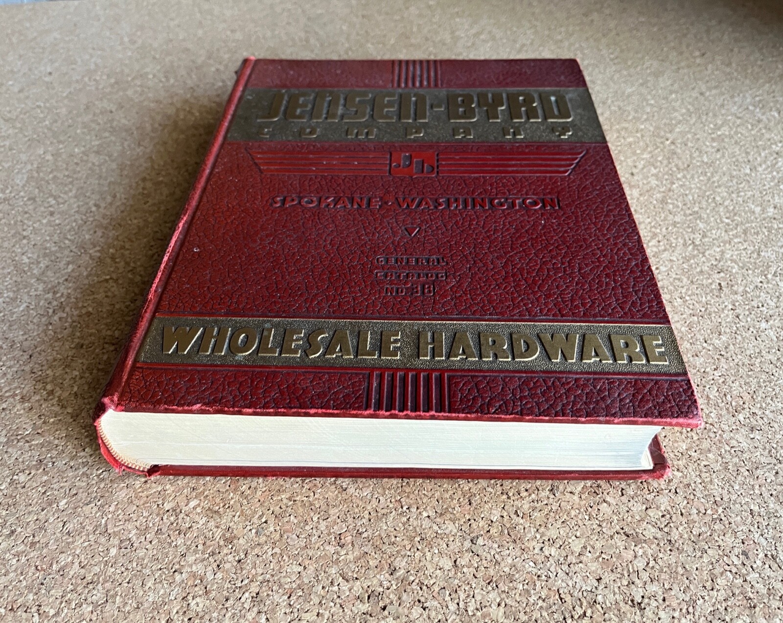 Vintage 1938 Jensen-Byrd Company Spokane Washington Hardware General Catalog #38
