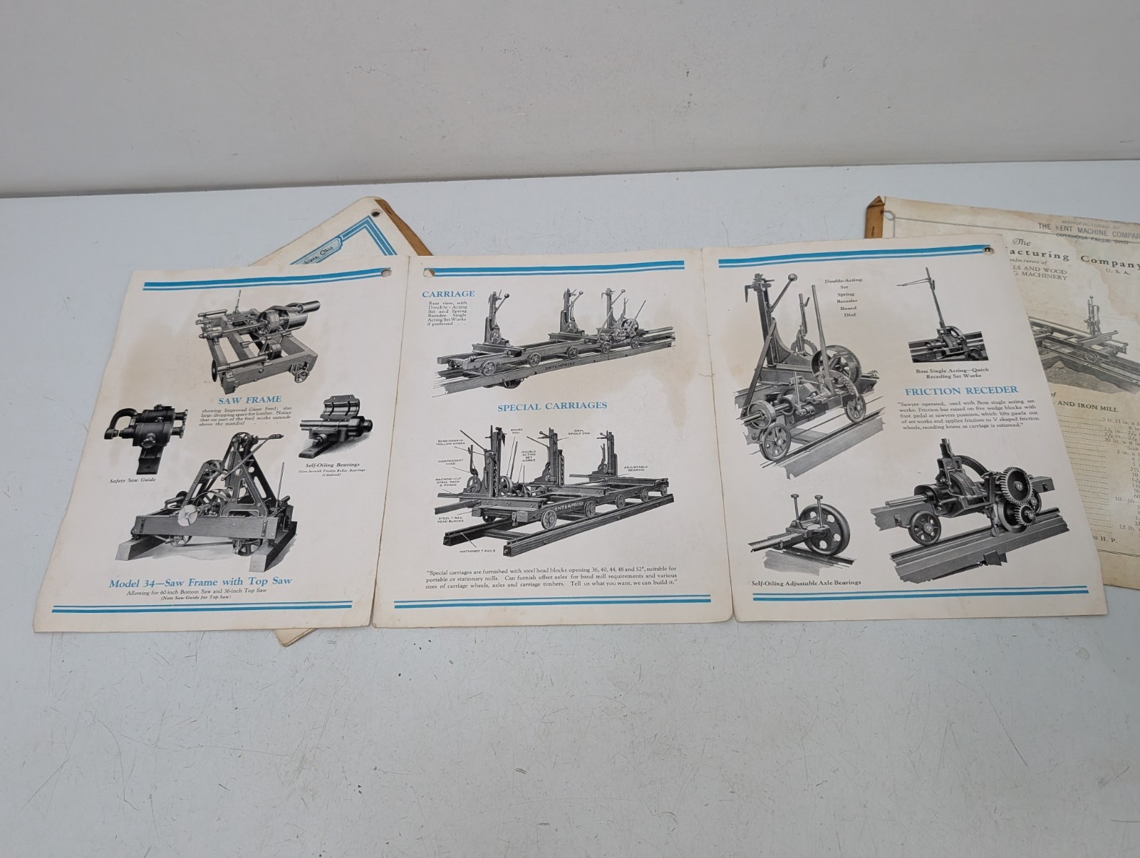 Vintage Catalogue of Saw Mill Machinery The Enterprise Co, Knight Manufacturing