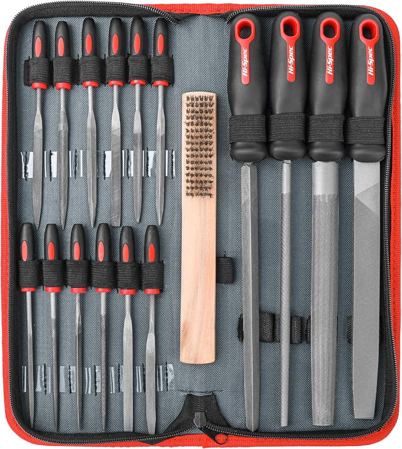 17 Piece Metal Hand & Needle File Tool Kit Set. Large & Small Mini T12 Carbon St