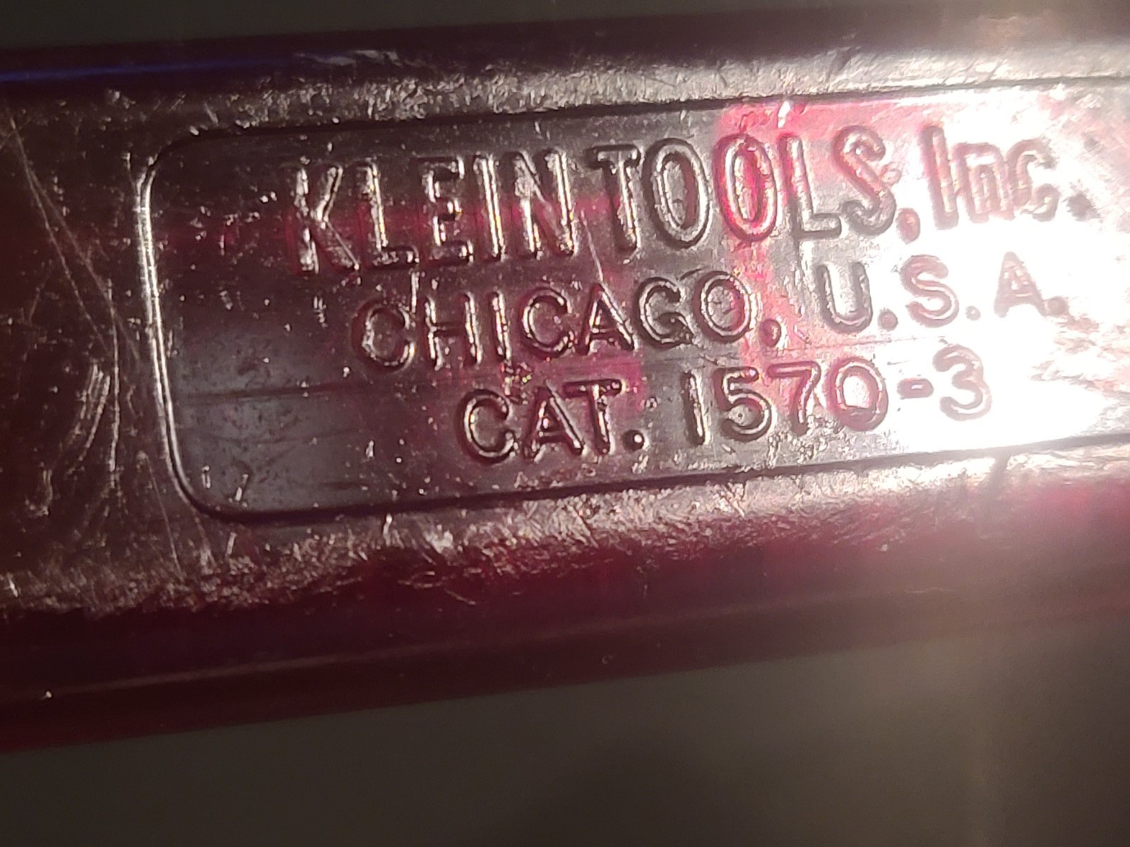 Vintage Klein Tools Inc. 1570-3 Wire Skinning Knife