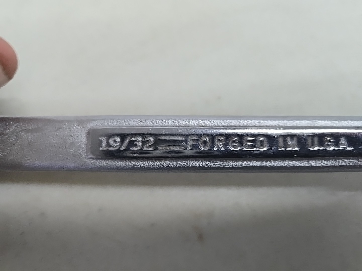 Vintage Early Craftsman Tools 19/32″ x 25/32″ Double Box End Wrench 12-Point USA