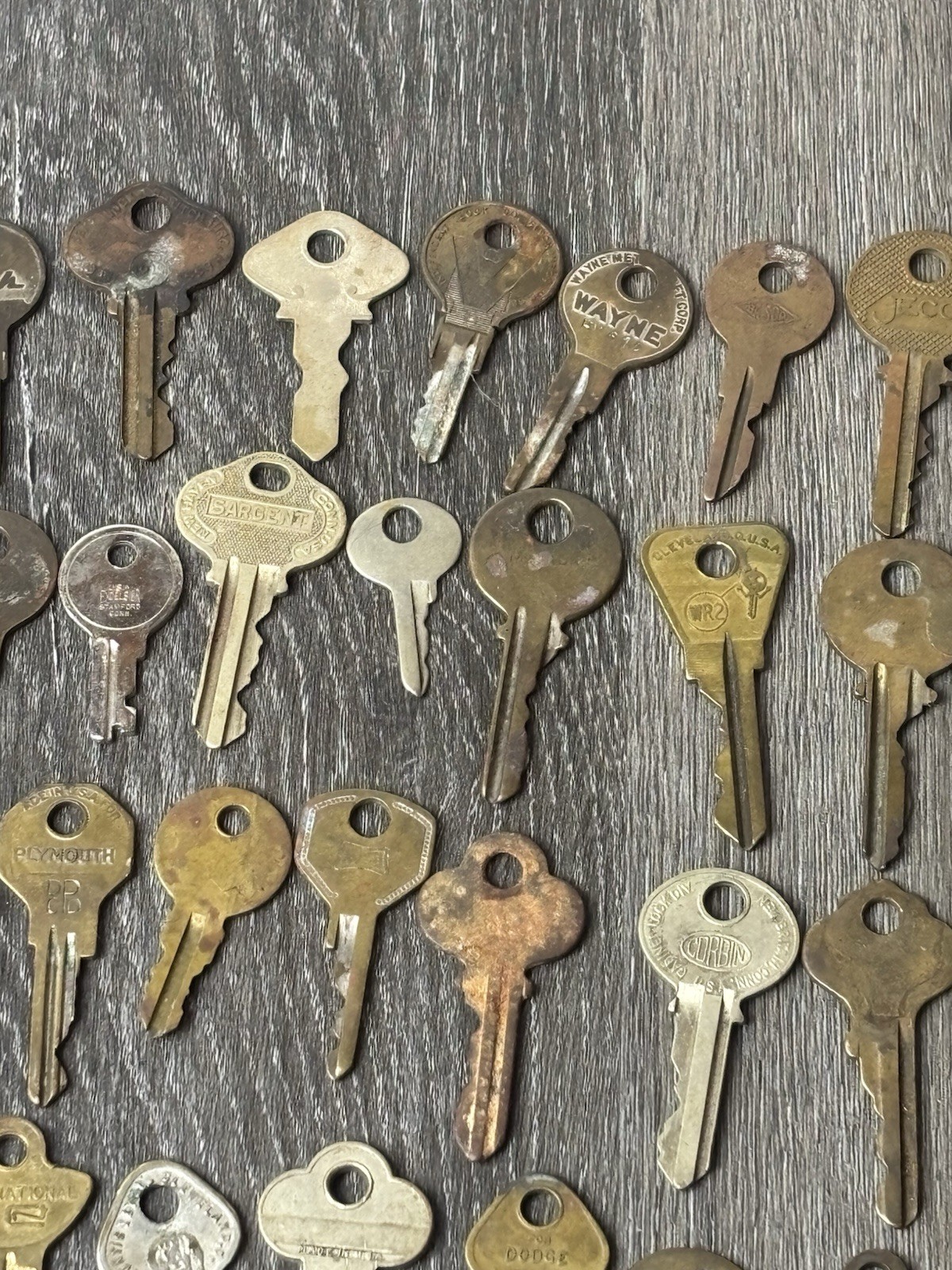 Lot Of 75 Vintage Keys Various Makes/ Types