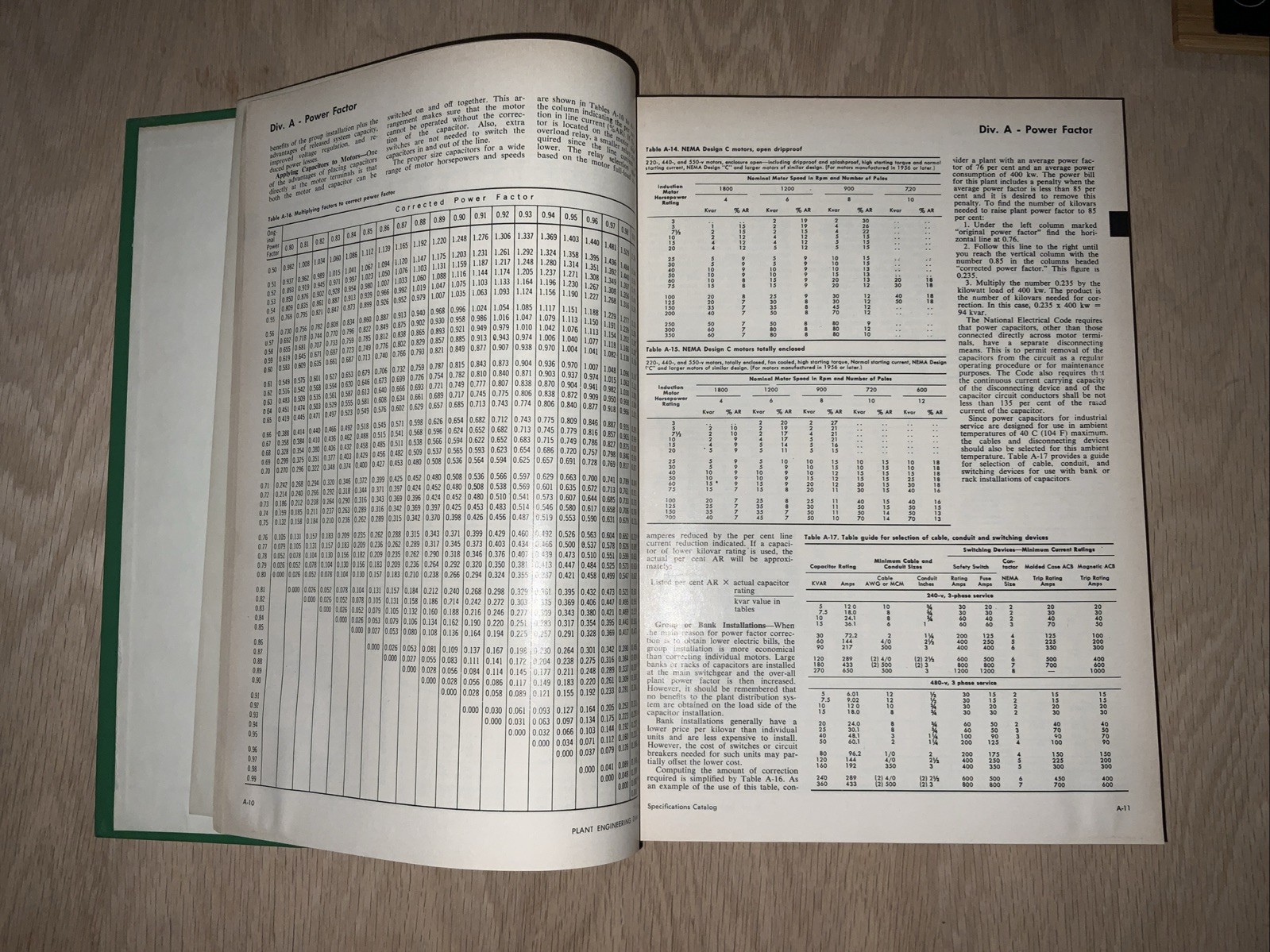 Plant Engineering Directory And Specifications Catalog 1966 Volume 1 Hardcover
