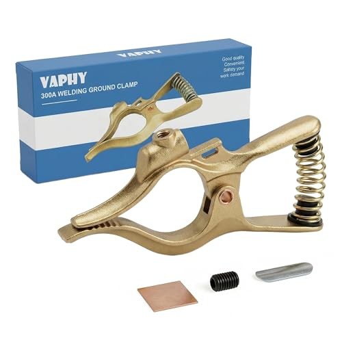 300-Amp T-Style Welding Ground Clamp Brass 300-Amp 1 Pack
