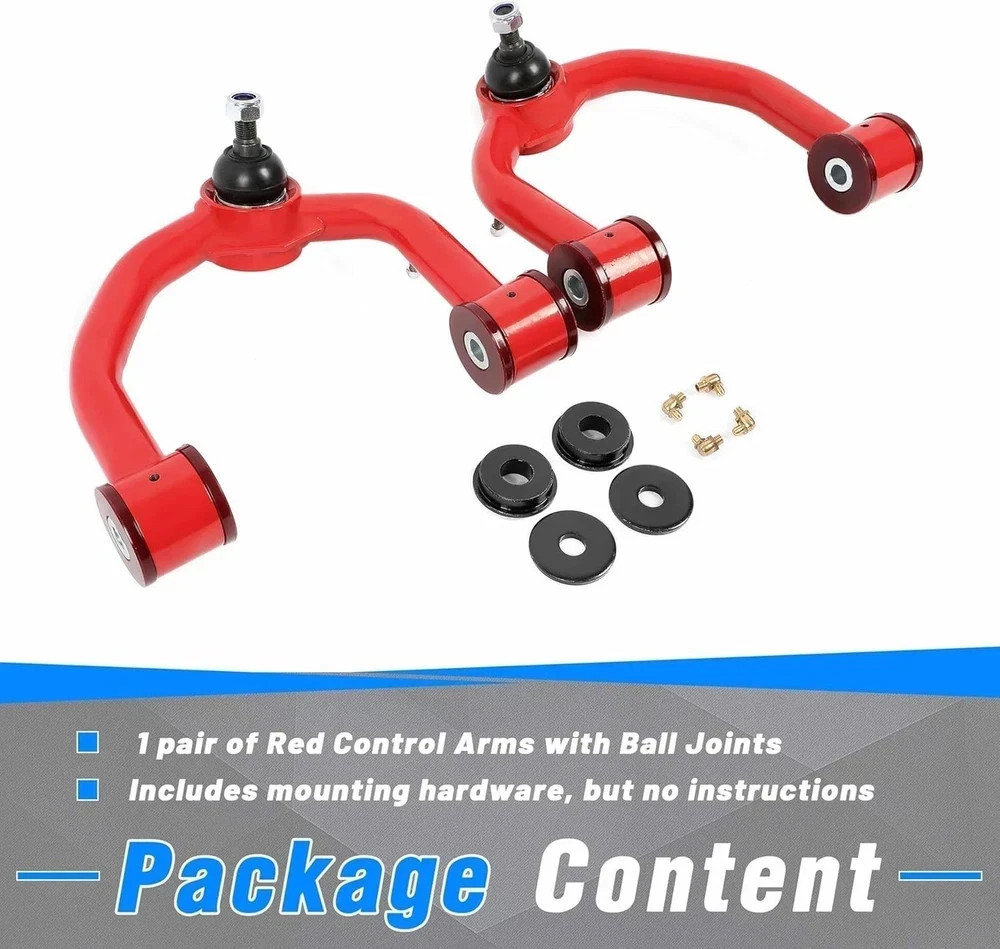 KUAFU 2-4″ Front Upper Control Arm Compatible with 1995-2004 Toyota Tacoma 4R…