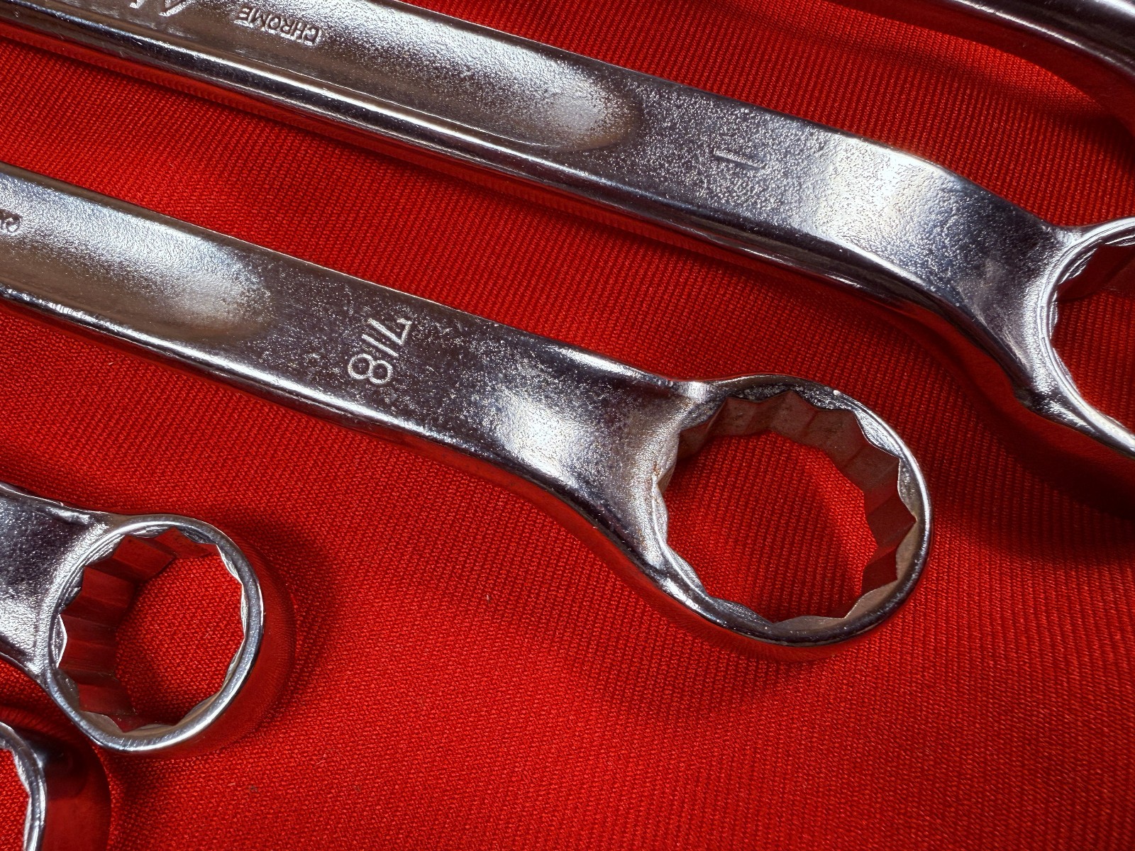 NOS 7 pc Vintage Stahlwille SAE Box End Wrench Set 23 Corona Series 3/8 to1-1/4″