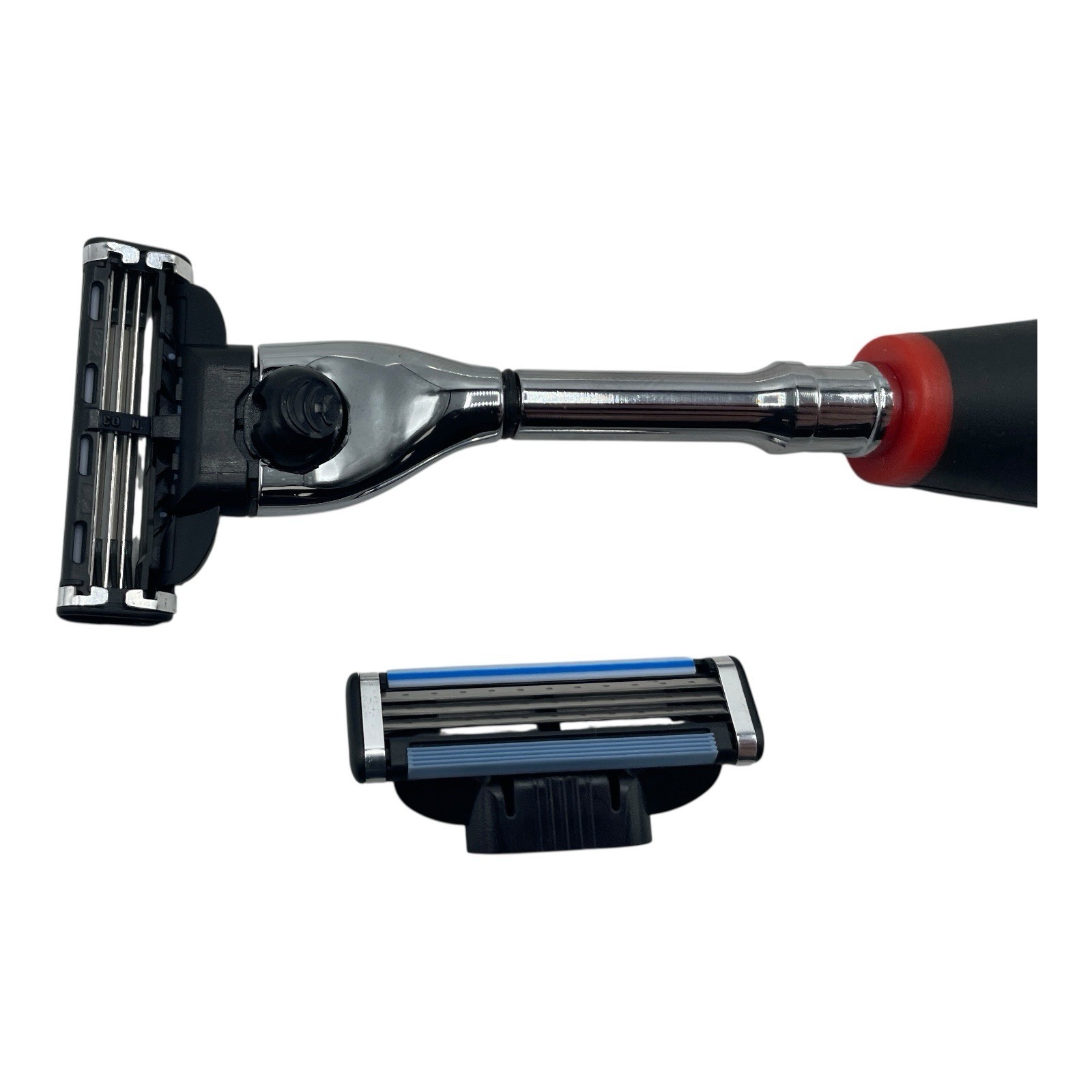 Snap On Tools Razor Soft Grip Red Ratchet Handle Gillette Blade Shaver