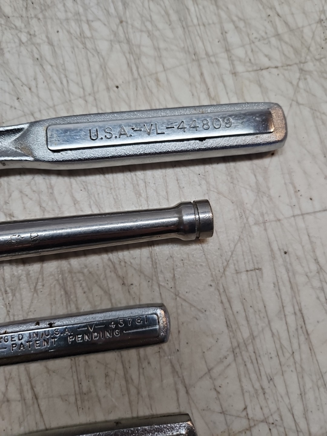 6 Vintage Assorted Craftsman Ratchet 1″ 1/2″3/8″1/4″ Ratchets