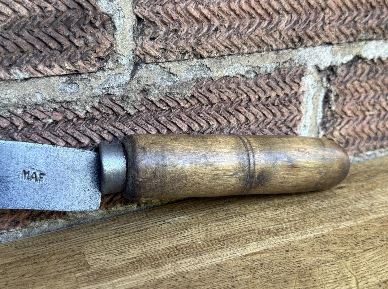 Vintage 8” T.B.C No 77 MAF Billhook Slasher Hedgelaying Garden Old Tool 2