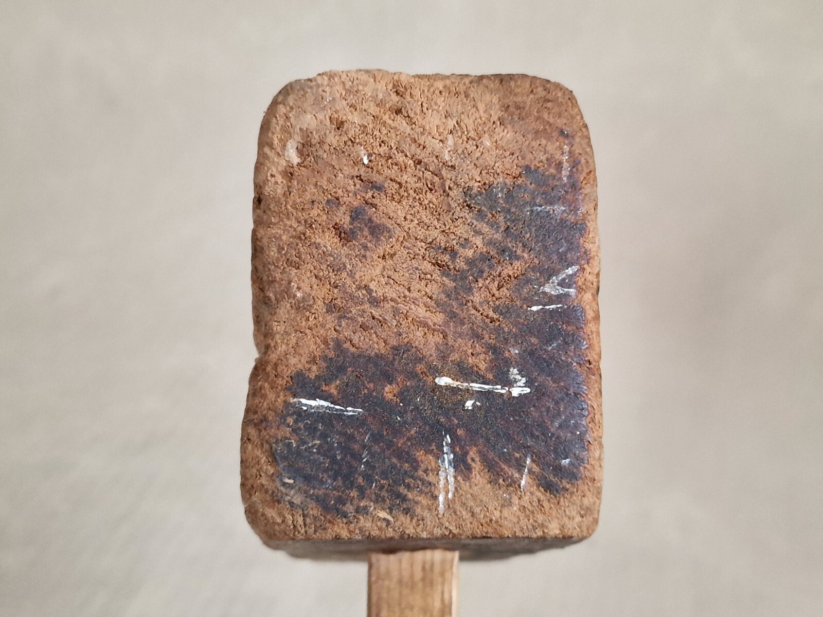 Vintage Large 37cm Carpenters Mallet Woodworking Wooden Hammer Old Tool 0.8kg