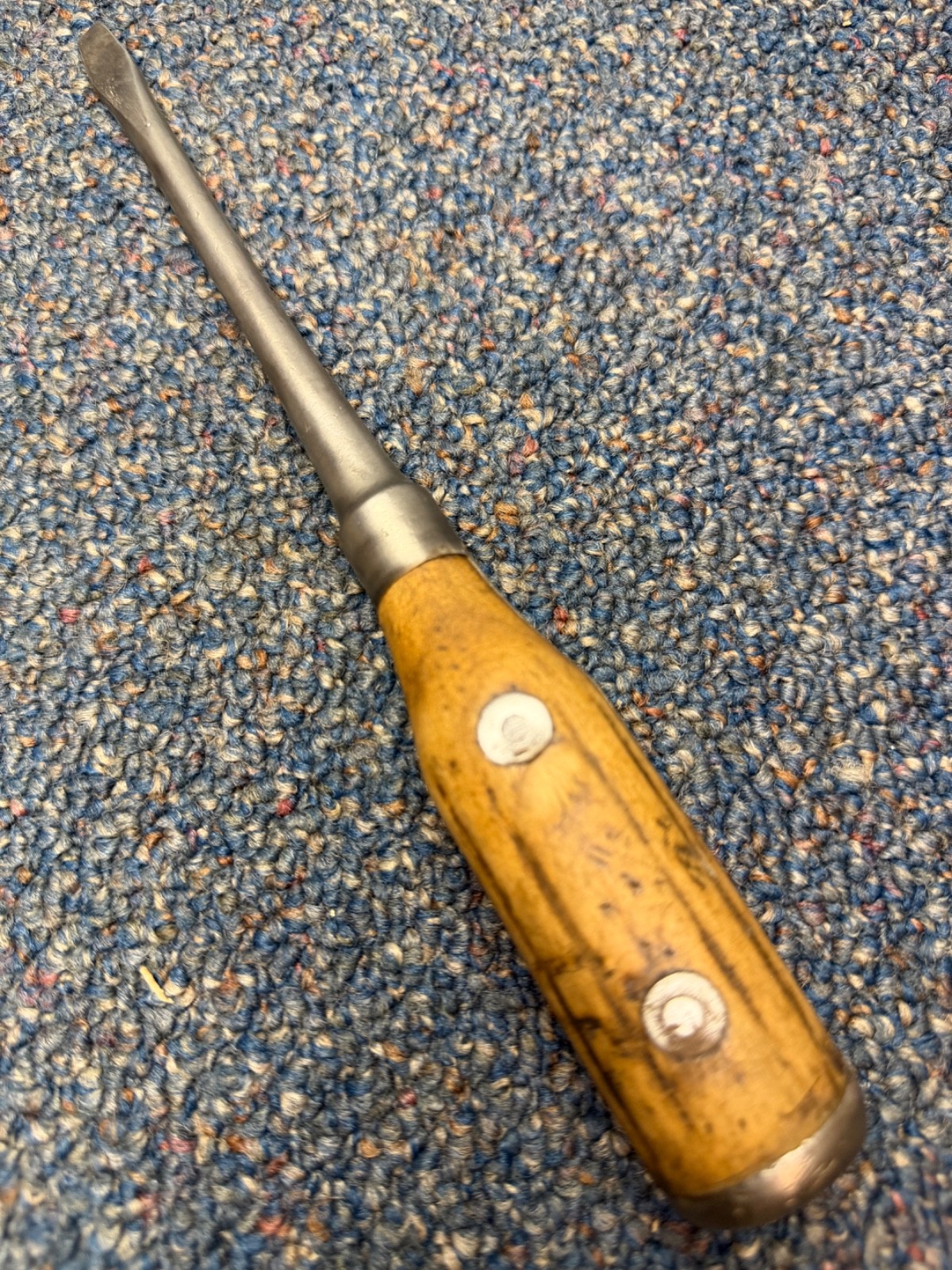 Vtg Pexto perfect handle screwdriver, 9-1/2″, vg condition