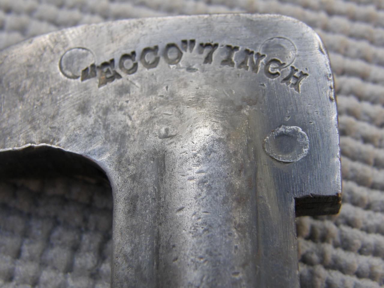 ANTIQUE WRENCH ADJUSTABLE SPANNER “ECCO” 7″ BY ABINGTON ENGLAND c1909.